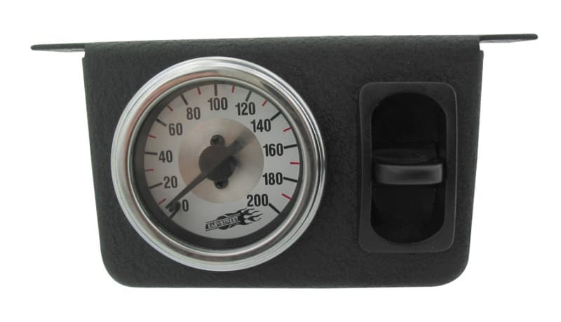Single Needle Gauge Panel With One Paddle Switch- 200 PSI