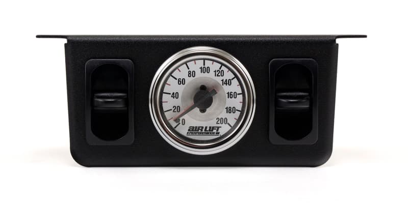 Dual Needle Gauge With Two Paddle Switches- 200 PSI