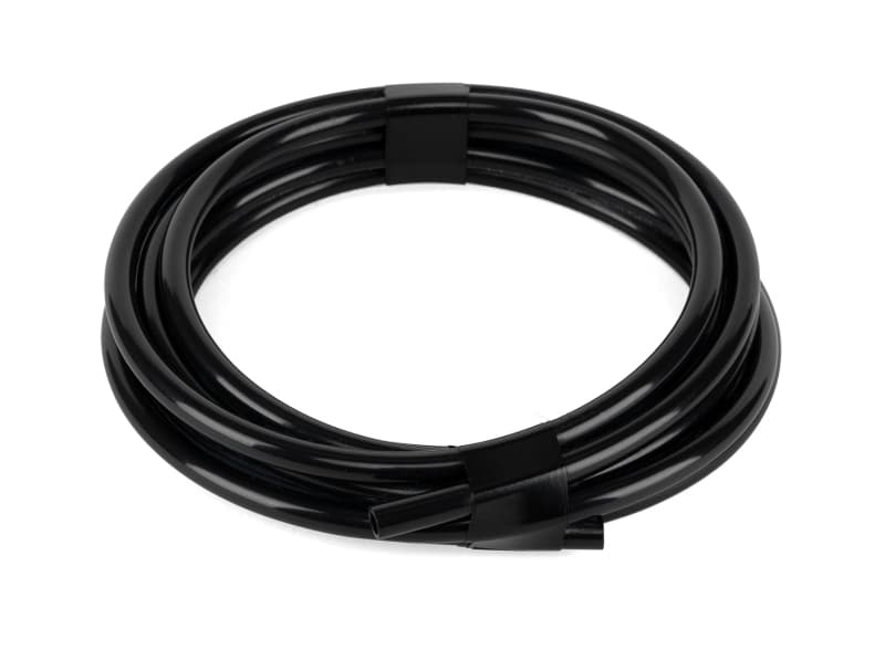Airline - 1/4in Black Dot Synflex - 60ft