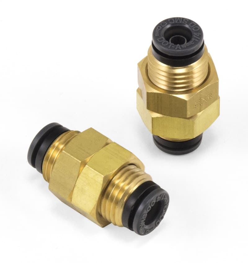 Universal Bulkhead Union 1/4in PTC x 1/4in PTC-DOT